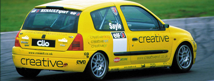 Sayle racing in Clio Cup